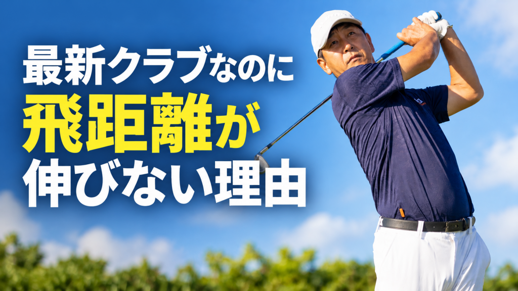 最新クラブでも飛距離が伸びない理由